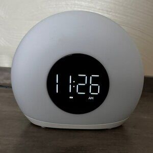 White Digital Alarm Clock